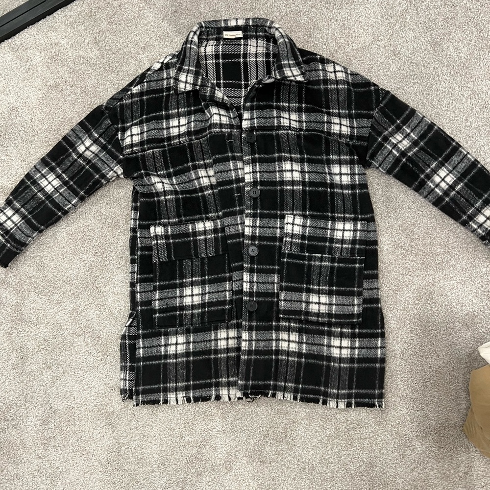 Shop Stevie plaid coat